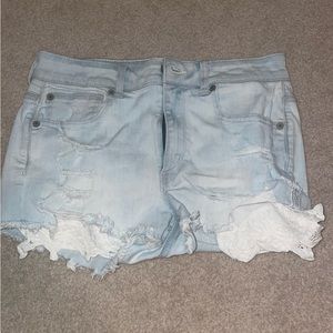 AE denim shorts, US6